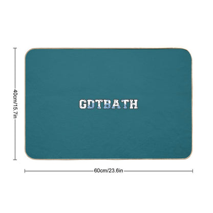 GDTBATH Argyle Bath Mat