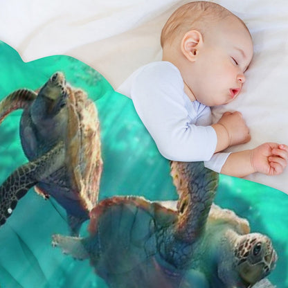 Sea Turtles Throw Blanket