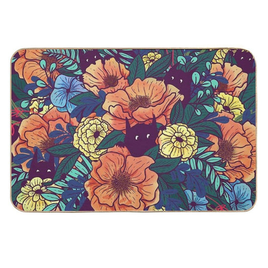 Wild Flowers  Eco-Friendly Bath Mat