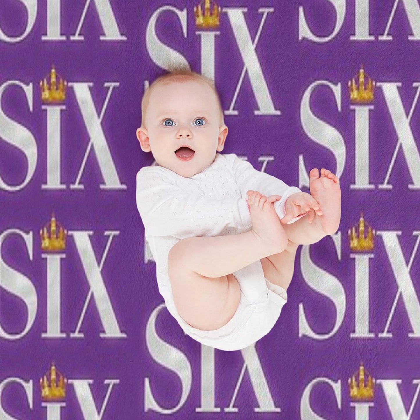 Six The Musical Logo Throw Blanket