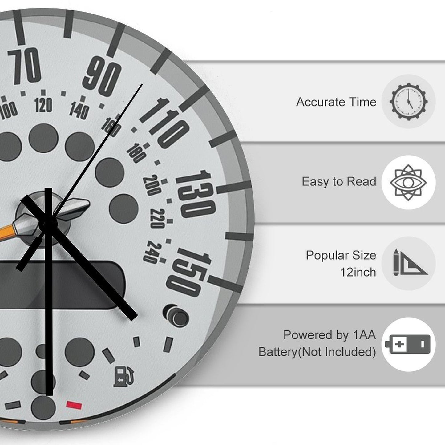 R53 Speedometer Wall Clock