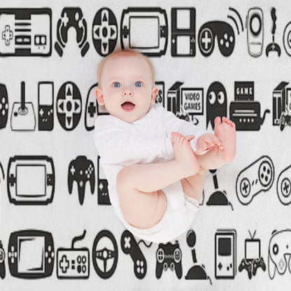 Retro Gamer Throw Blanket