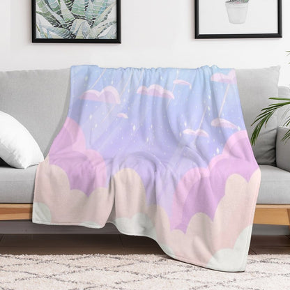 Pastel Heaven Throw Blanket