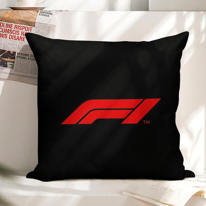 Motorsports Racing Linen Throw Pillow Cover
