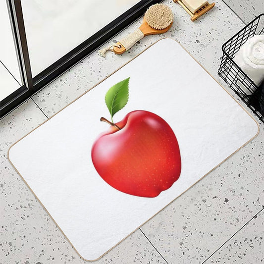 Red Apple  Red Apple Bath Mat
