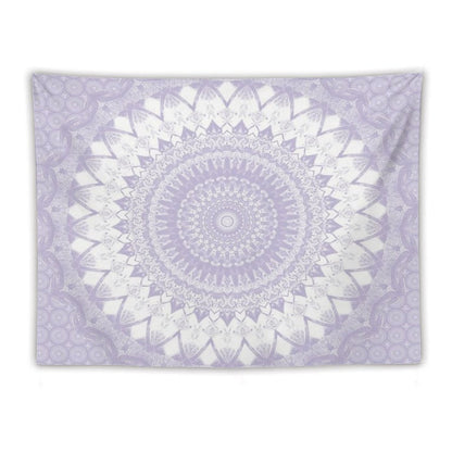 Boho Pastel Purple Mandala Tapestry
