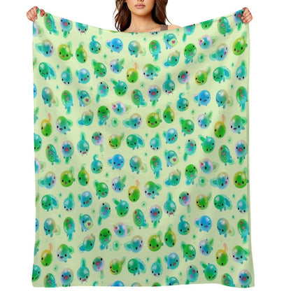 Candy Tadpole Throw Blanket