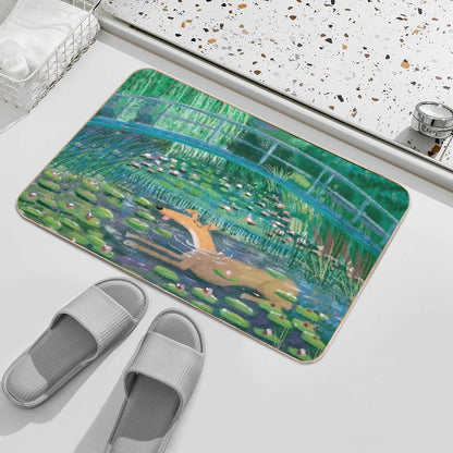 Greympressionism Bath Mat