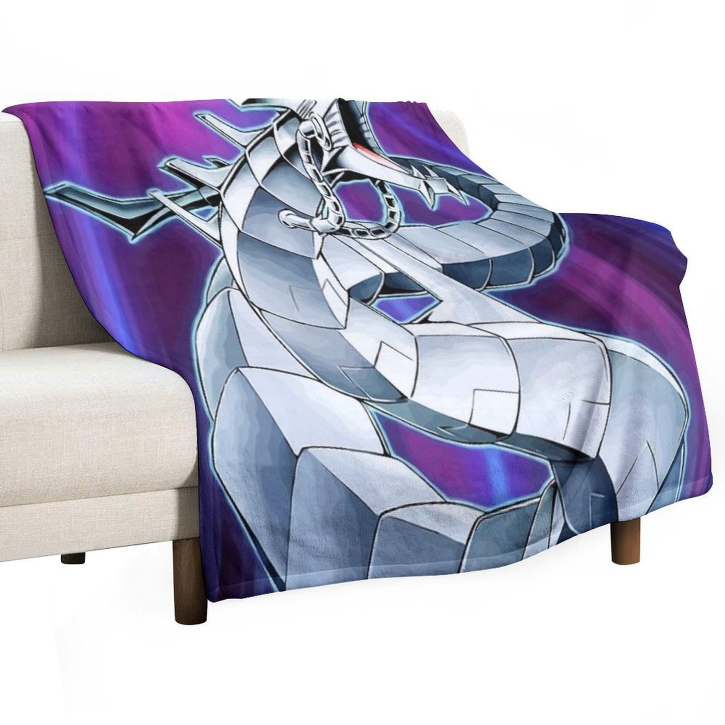 Cyber Dragon Throw Blanket