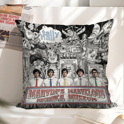 Tally Hall Linen Throw Pillow Cover