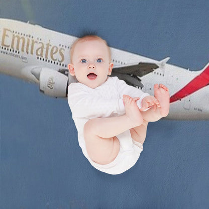 Emirates Airplane Throw Blanket