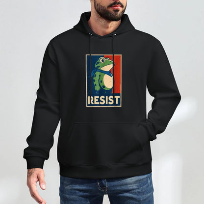 Resist Frog Portland Frog Protest for Men Women Moisture-Wicking Hoodie