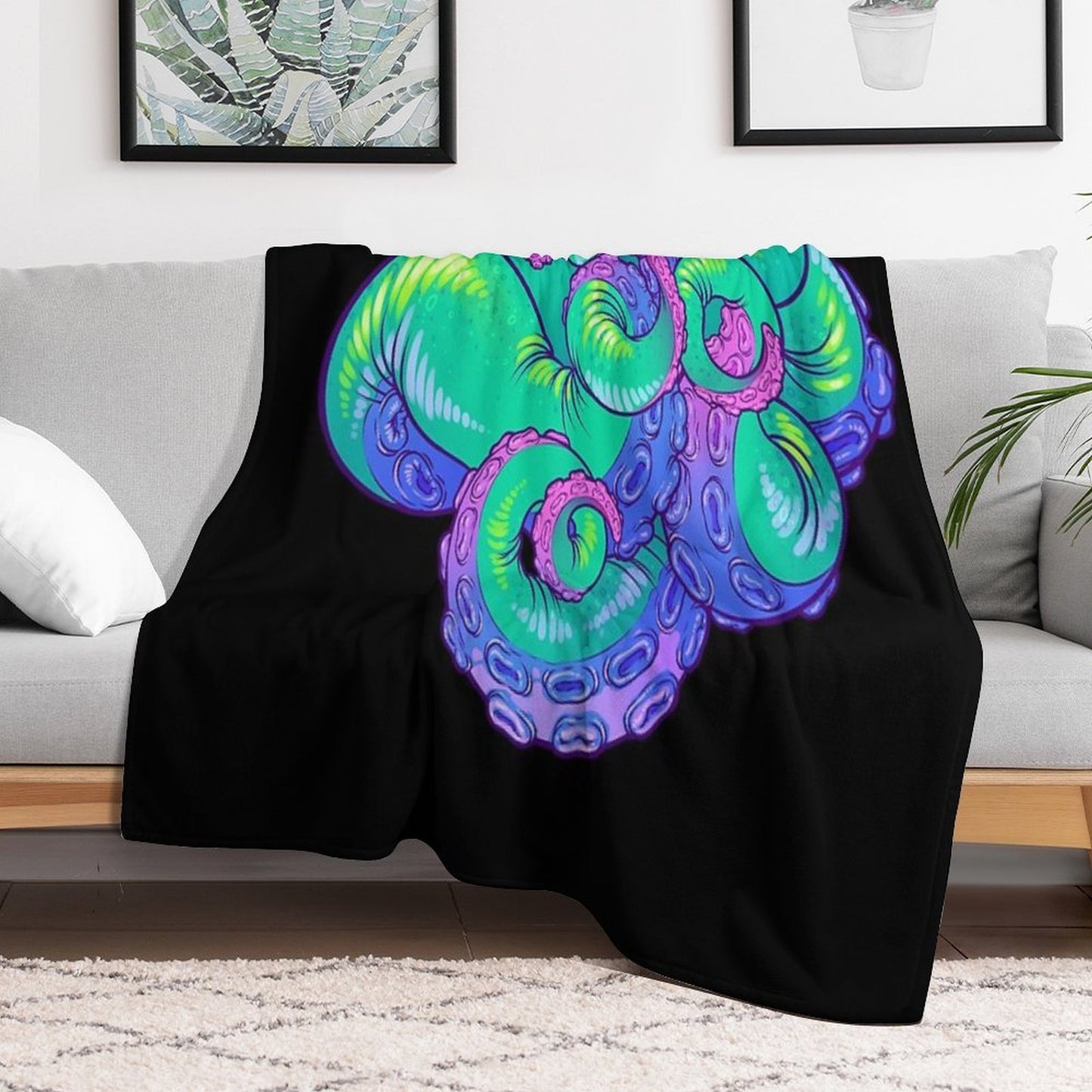 Cthulhu Tentacles Throw Blanket