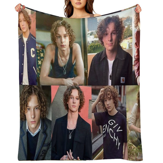 Mason Thames Collage Throw Blanket