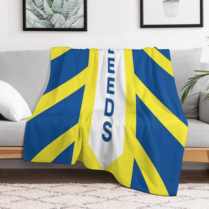 Leeds United Throw Blanket