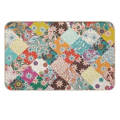 Sarilmak Patchwork  Repositionable Bath Mat