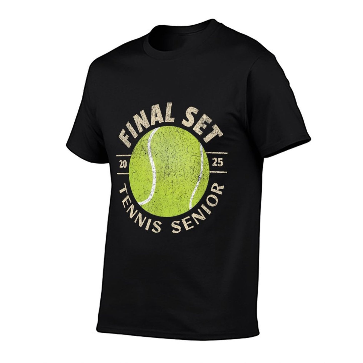 Senior Tennis 2025 The Final Set Distressed T-Shirt