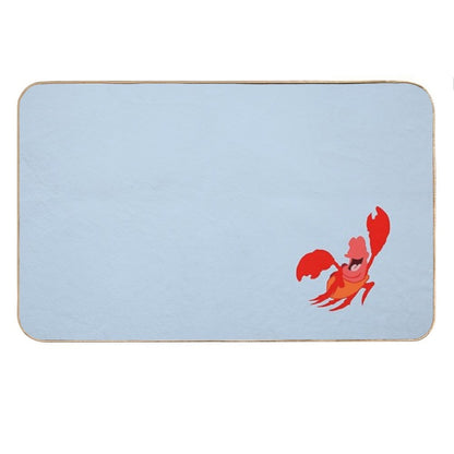 Red Crustacean Bath Mat