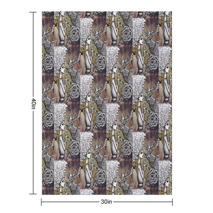 The Lonely Goddess Throw Blanket