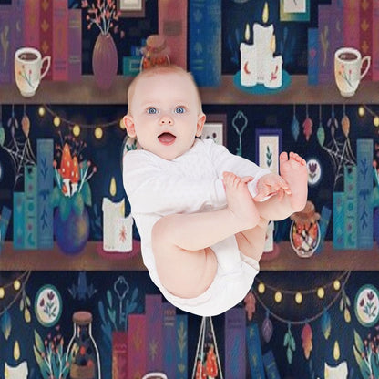 Whimsigothic Library Throw Blanket