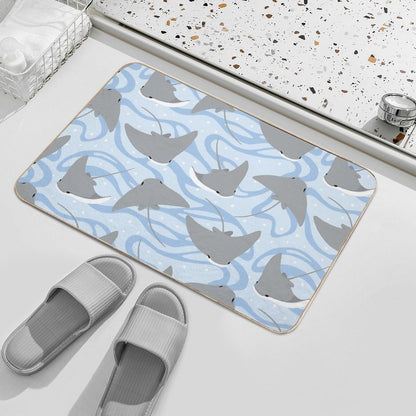 Stingrays - Cownose Ray - Sticker Pack Bath Mat
