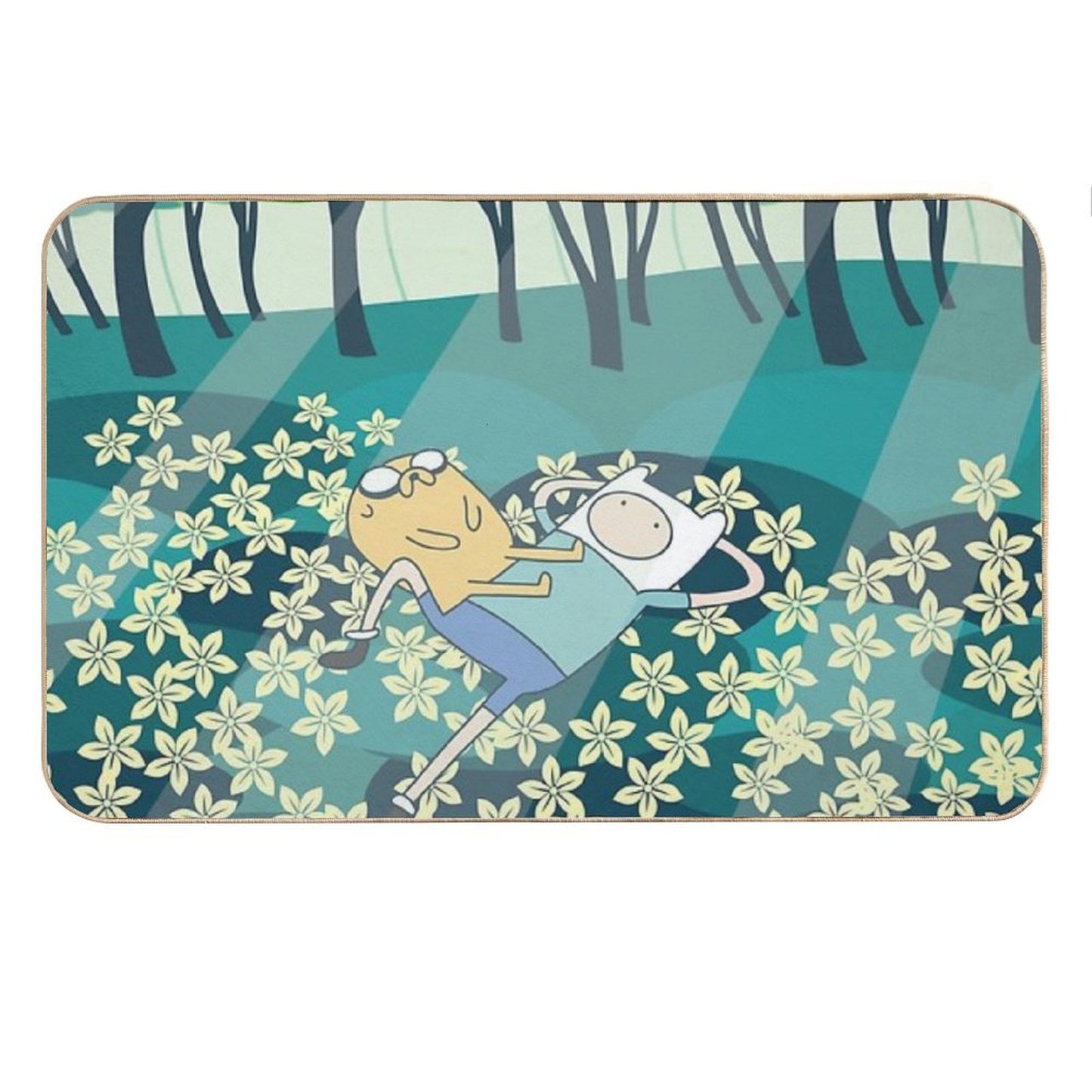 Field of Flowers (Adventure Time) Bath Mat