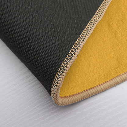 Best Seller Dark Golden Yellow Mustard Solid Color Coordinates With Coloro Mellow Yellow 034-70-33 Bath Mat