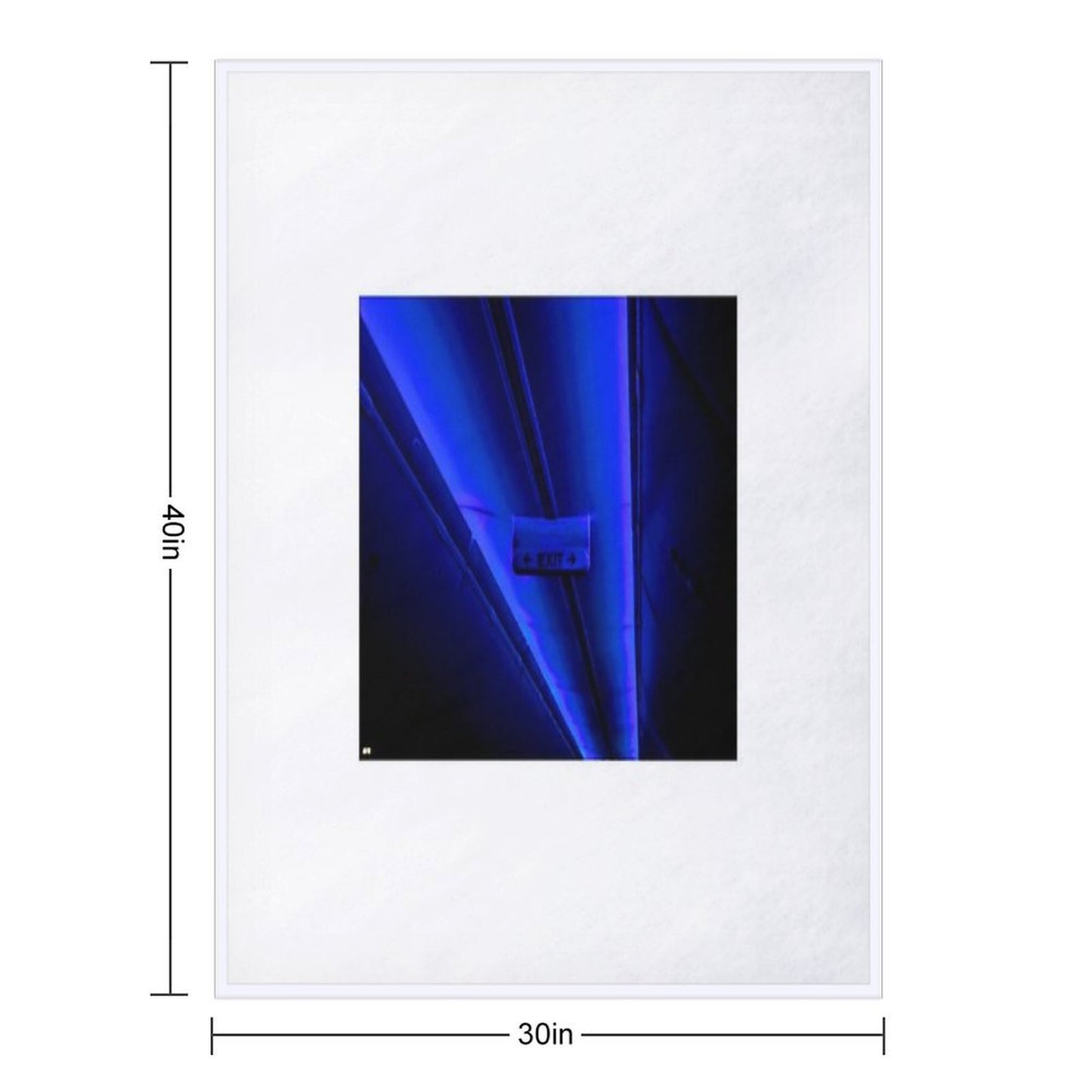 Exit The Tarmac Throw Blanket