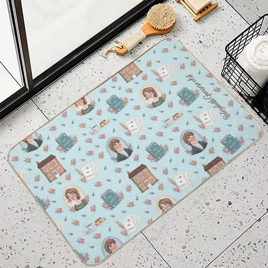 Pride And Prejudice - Jane Austen Inspiration Bath Mat