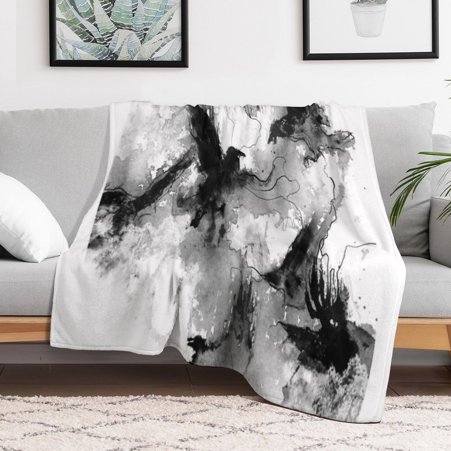 Ravens Throw Blanket