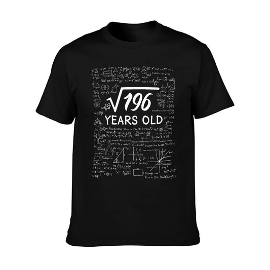 14 Birthday Boy Men Son Him Girl Funny Math 14th Birthday T-Shirt