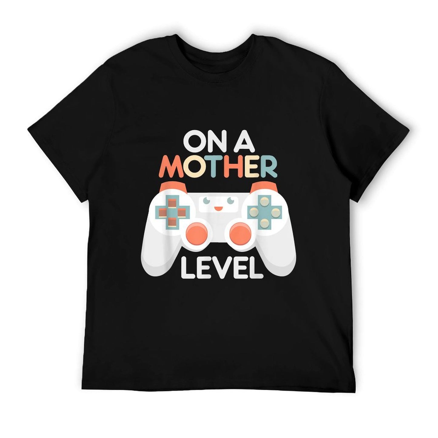 Funny Mothers Day Gamer Mom Gaming On A Mother Level Up Game T-Shirt