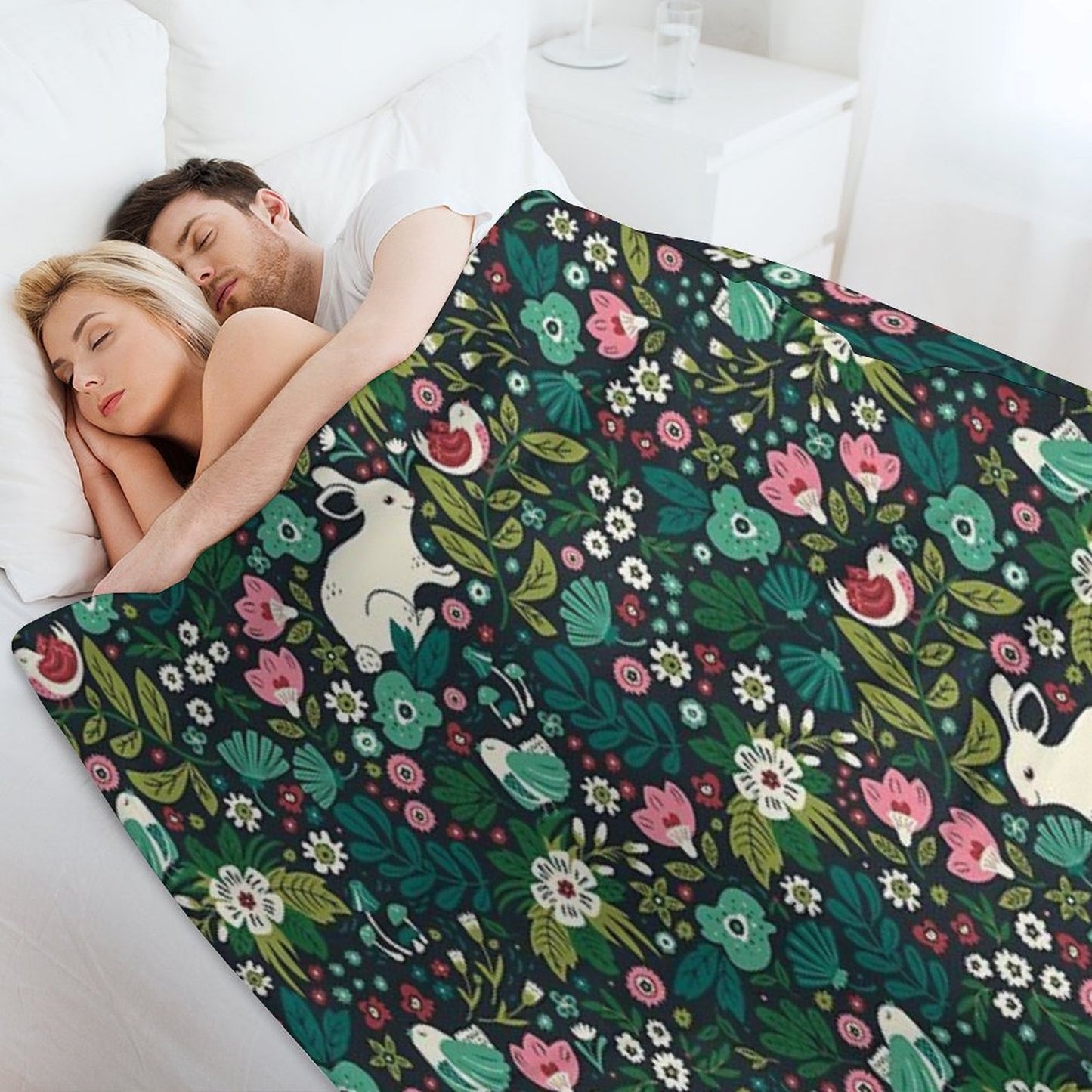 Forest Friends Throw Blanket