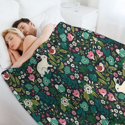 Forest Friends Throw Blanket