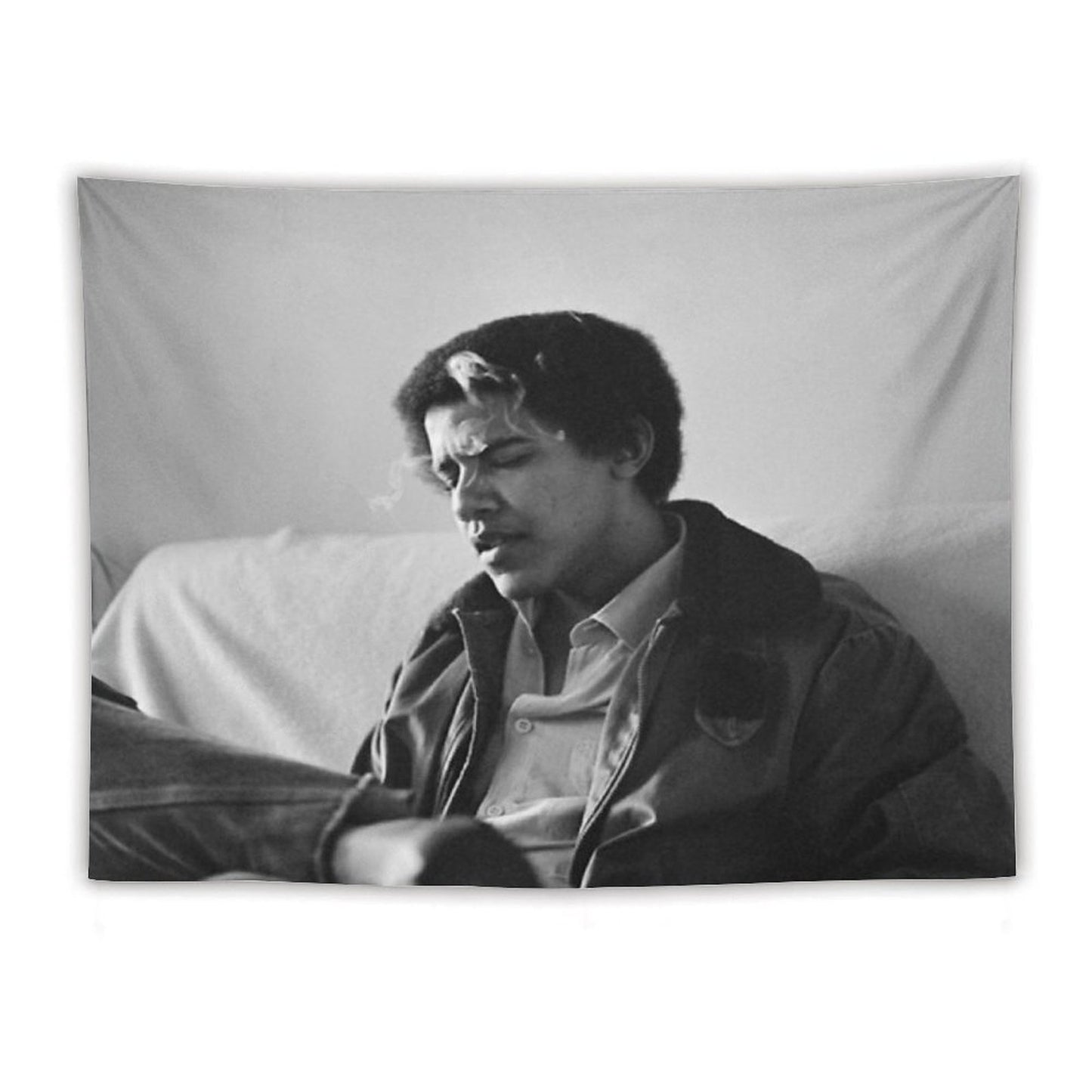Young Obama Tapestry