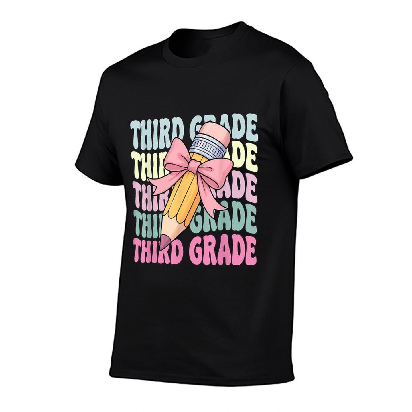 First Day Of School Third Grade Coquette 3rd Grade  Easy-care T-Shirt
