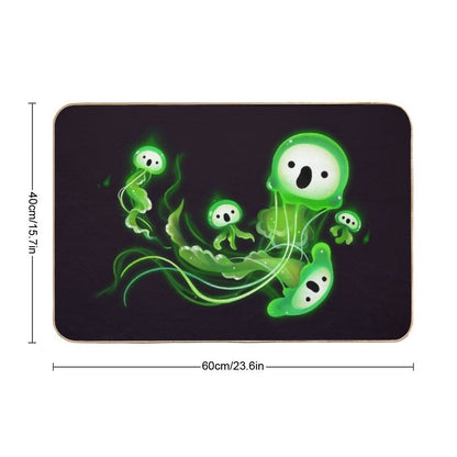 Ghost Jellyfish Bath Mat