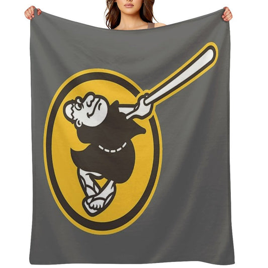San Deigo Baseball Throw Blanket