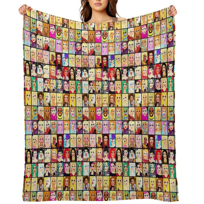 LIFE IS A DRAG Throw Blanket
