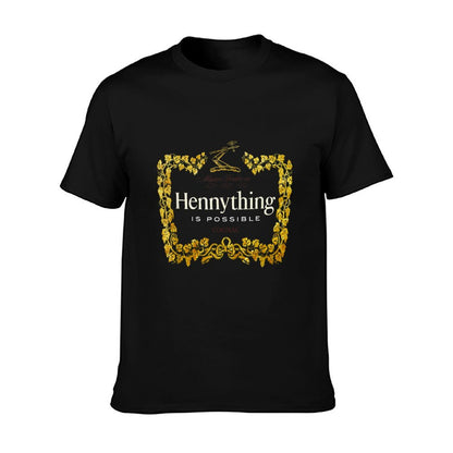 Henny Shirt, When The Henny&#39;s in The System. Henny Parody T-Shirt
