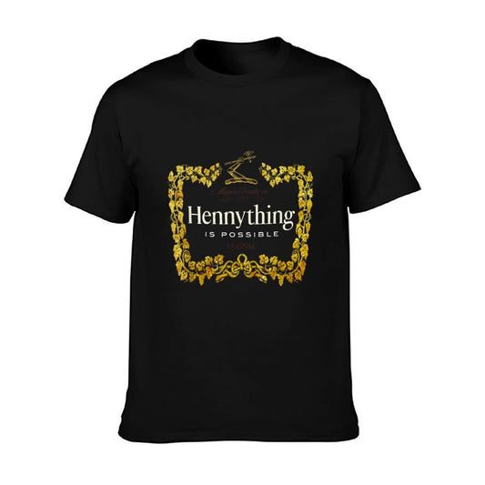 Henny Shirt, When The Henny&#39;s in The System. Henny Parody T-Shirt