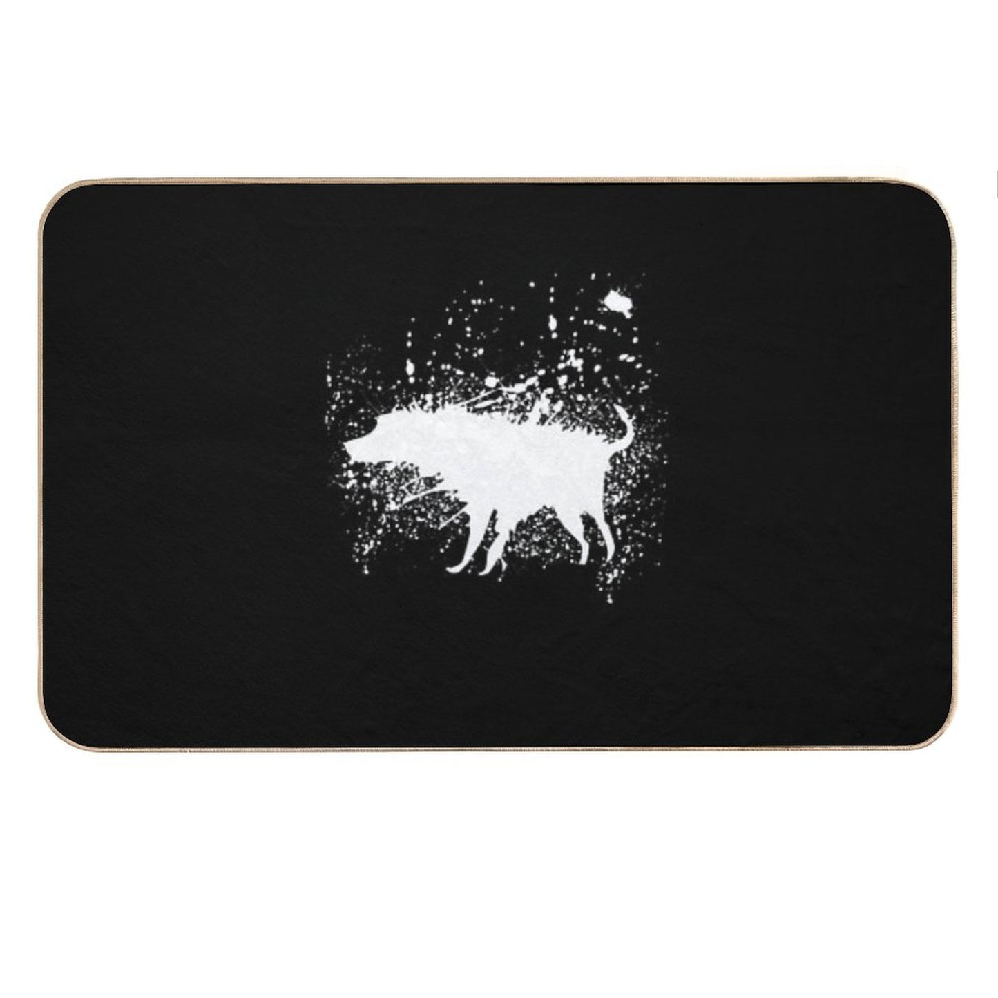 Banksy Splash Dog Bath Mat