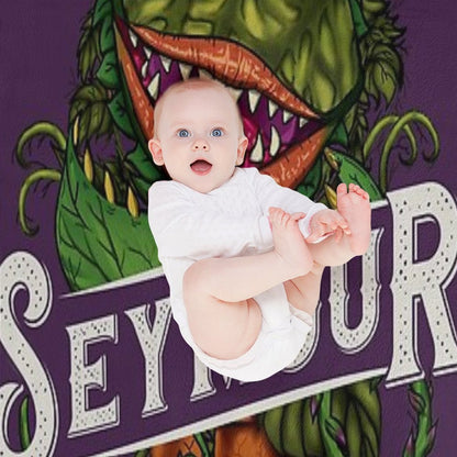 Feed Me Seymour Throw Blanket