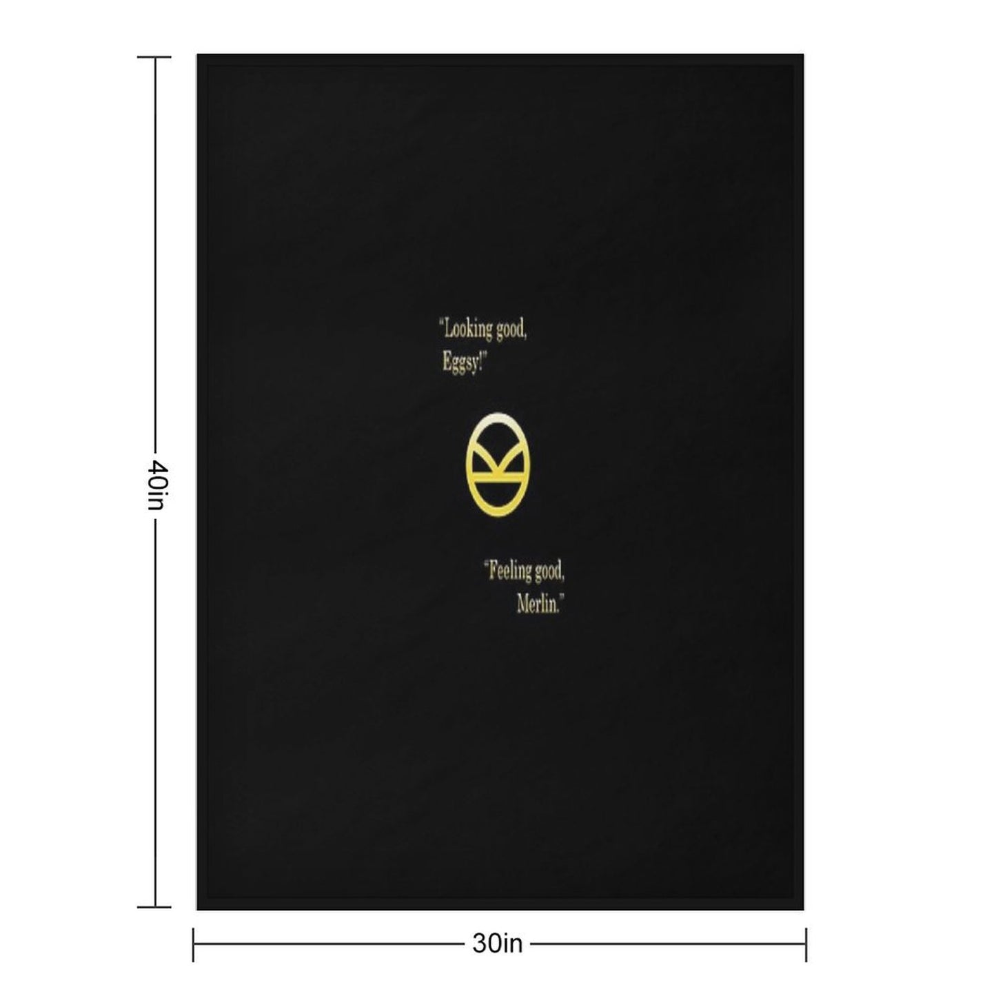 Kingsman Eggsy  Merlin Throw Blanket