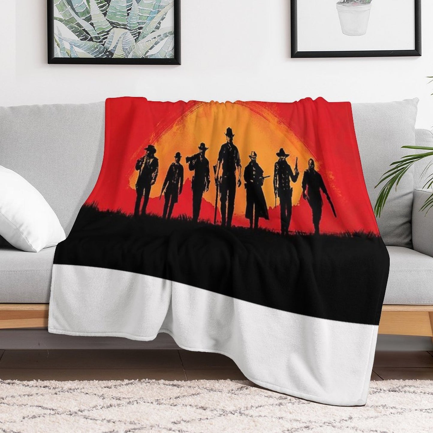 Beautiful Moon Throw Blanket