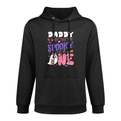 Daddy Of The Spooky One 1St Birthday Girl Halloween Ghost Shape Retention Hoodie