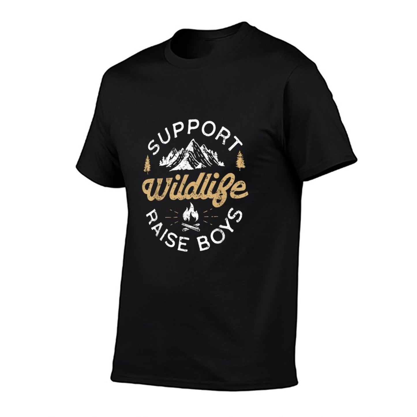 Support Wildlife Raise Boys - Parent Mom & Dad Gift T-Shirt