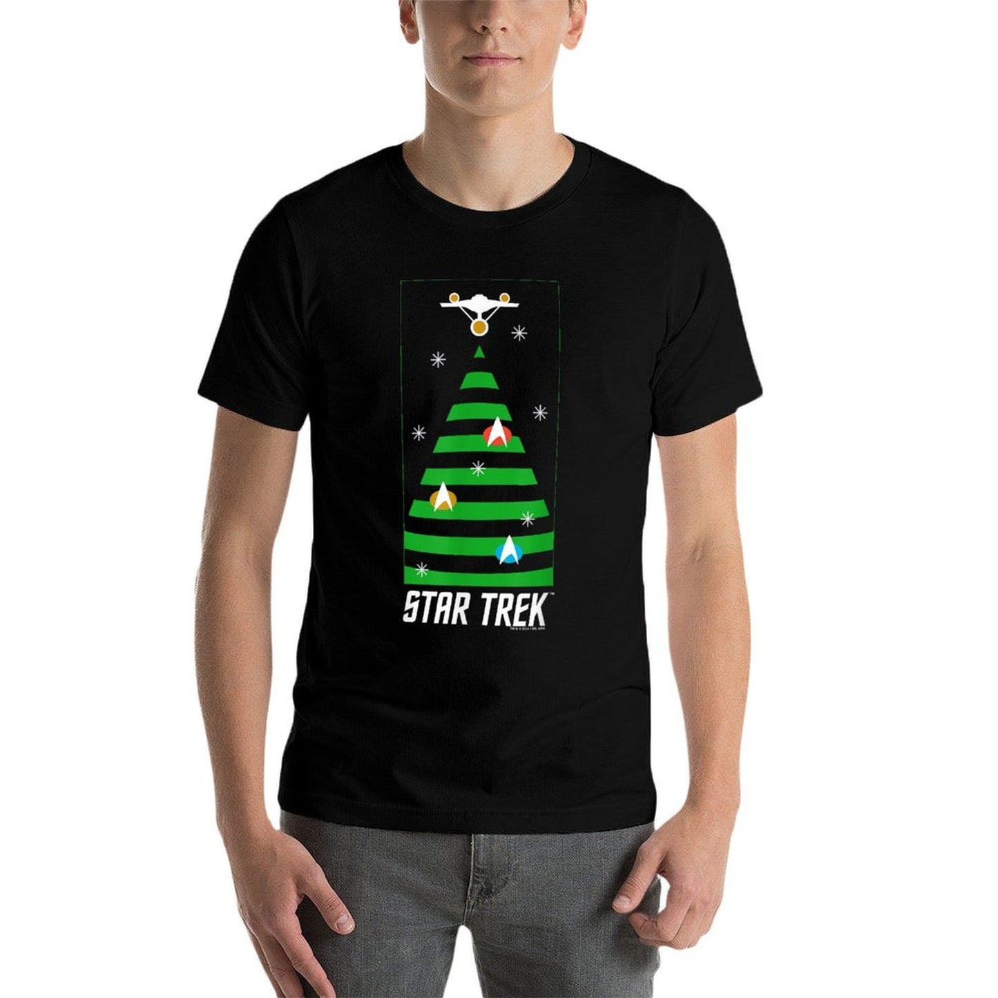 Star Trek The Original Series Christmas Tree  Moisture-wicking T-Shirt