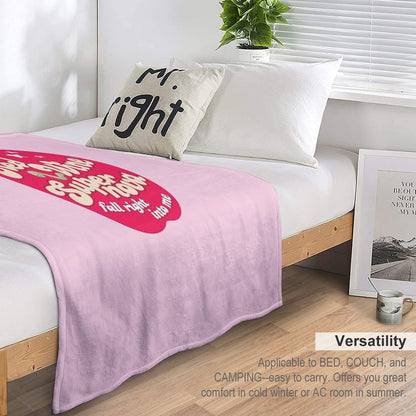 Red Wine Supernova Apple Throw Blanket