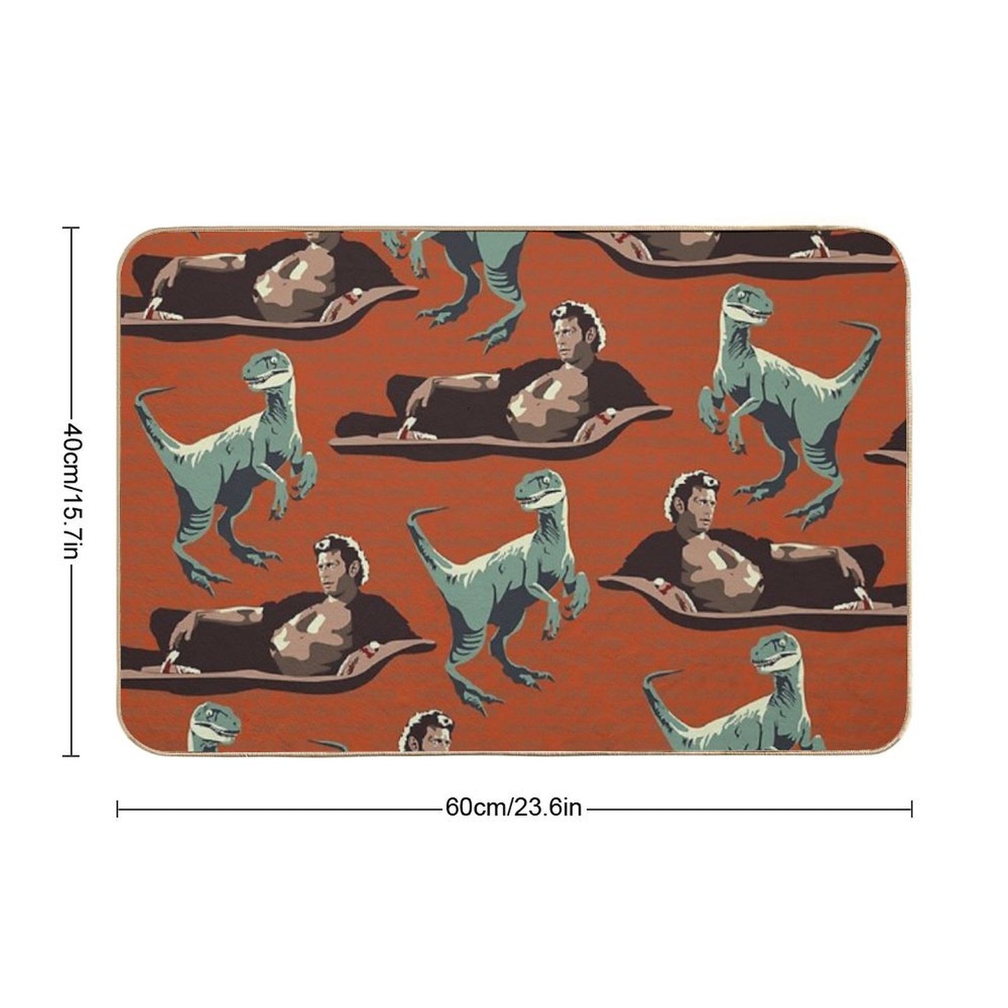 Jurassic Geniuses Bath Mat